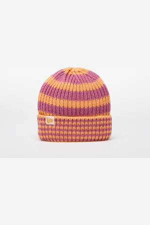 New Era Knit Medium Stripe Beanie Universal