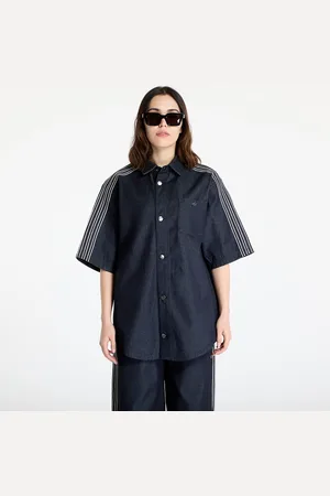 adidas Koszula adidas Denim Short Sleeve Shirt / L