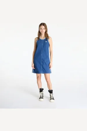 adidas Adidas Adicolor Denim 3 Stripes Tank Dress / L