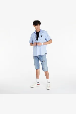 Comme des Garçons Koszula Black Heart Striped Shirt / XL