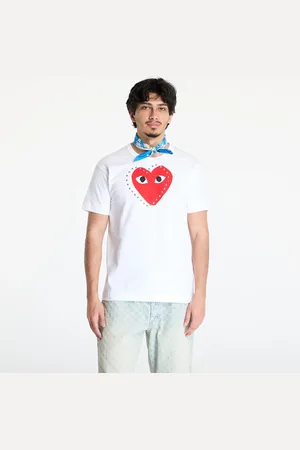 Comme des Garçons T-shirt Print Red x Black x Studc T-Shirt UNISEX L