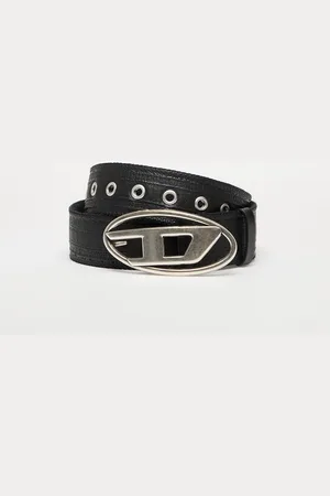 Diesel Pasek Oval D Logo B-1Dr Tape Belt 100