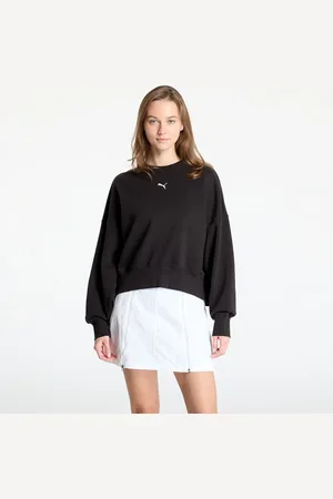 PUMA Bluza Wardrobe Essentials Over-Oversized Crew Black L