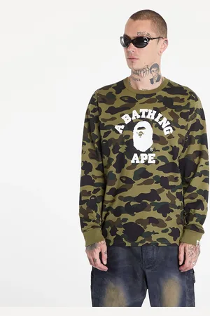 A Bathing Ape T-shirt 1St Camo College Long Sleeve Tee XXL