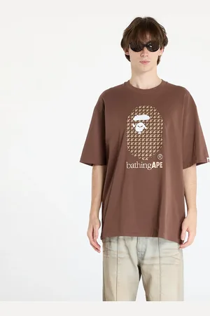 A Bathing Ape T-shirt Sta Houndstooth By Bathing Ape Relaxed Fit Tee M XL