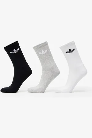 adidas Adidas Trefoil Cushion Crew Sock 6-Pack / / Medium Grey Heather L