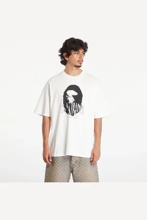 A Bathing Ape T-shirt Spray Print Logo Relaxed Fit Short Sleeve Tee XXL