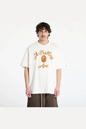 A Bathing Ape T-shirt Chain Stitch College Relaxed Fit Tee UNISEX L