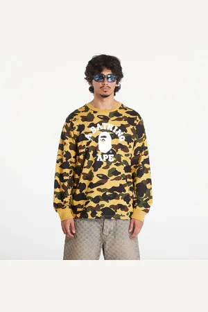 A Bathing Ape T-shirt 1St Camo College Long Sleeve Tee XL