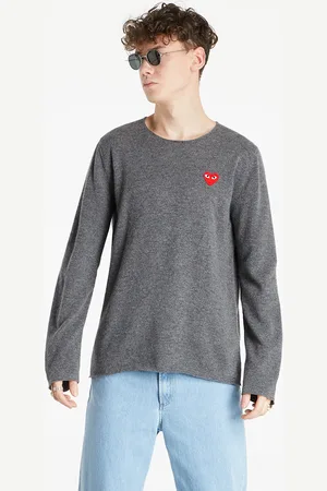 Comme des Garçons Sweter Red Heart Crewneck Jumper L