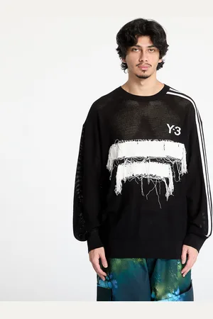 Y-3 Sweter Graphic Knit Crew Sweatshirt UNISEX L