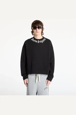 Palm Angels Bluza Neck Logo Crew Sweatshirt / L