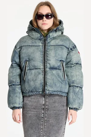 Diesel Kurtka W-Aves Cropped Puffer Jacket 38
