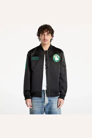 Mitchell & Ness Kurtka NBA Team Leader Satin Vintage Logo Celtics Bomber L