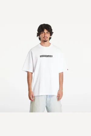 A Bathing Ape T-shirt Screen Print Stencil Logo Relaxed Fit Short Sleeve Tee XL