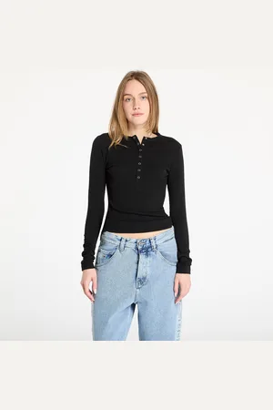 Daily paper T-shirt Denise Button Long Sleeve T-Shirt S