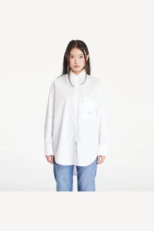 Calvin Klein Koszula Jeans Long Cotton Utility T-Shirt S