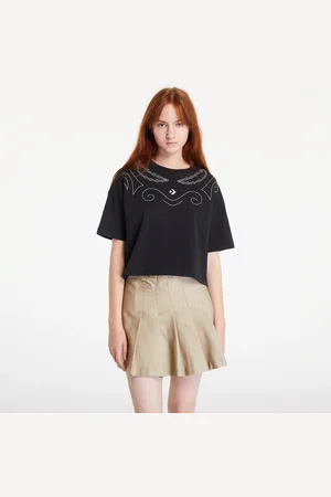 Converse T-shirt Proud To Be Oversized Cropped T-Shirt Black XL