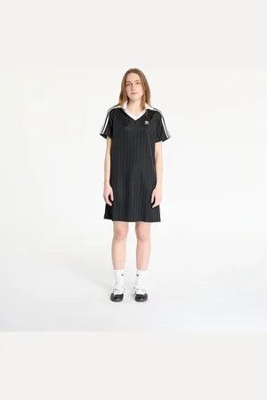 adidas Jersey adidas Adicolor Football Jacquard V-Neck Dress / L