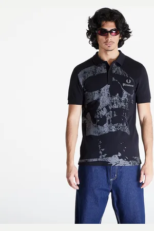 Fred Perry Koszulka x PLEASURES Skull Shirt S