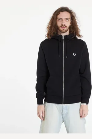 Fred Perry Bluza Hooded Zip Through Sweatshirt L