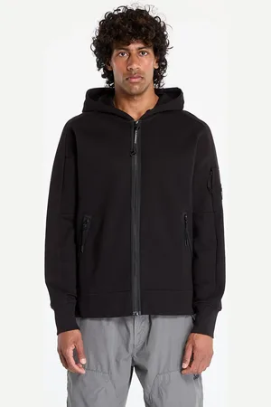 C.P. Company Bluza Diagonal Raised Fleece Full Zip Hooded Sweatshirt L