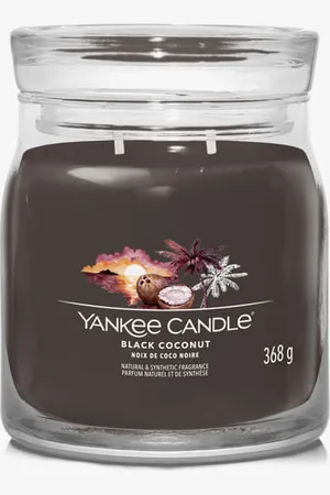 Yankee Candle Signature Medium Jar 2 Wicks Black Coconut Universal