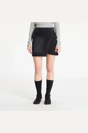 Daily paper Mongram Wrap Denim Skirt M