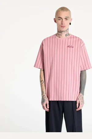 New Era T-shirt Pinstripe Oversized T-Shirt UNISEX L