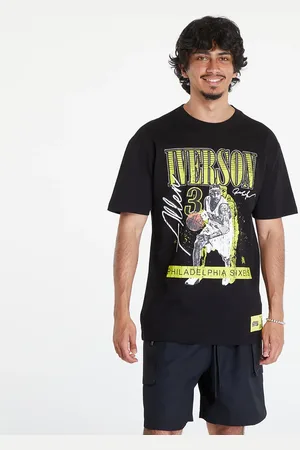 Mitchell & Ness T-shirt NBA Hw Neon Pop Player SS Tee Vintage Logo Philadelphia 76Ers Allen Iverson L