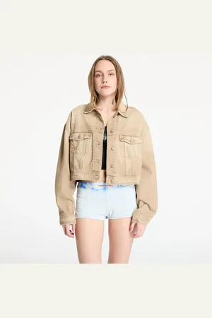 Tommy Hilfiger Kurtka Tommy Jeans Oversized Crop Trucker Jacket L
