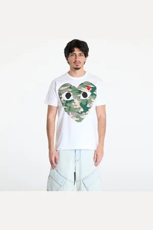 Comme des Garçons T-shirt Red Emblem Knit T-Shirt UNISEX XXL
