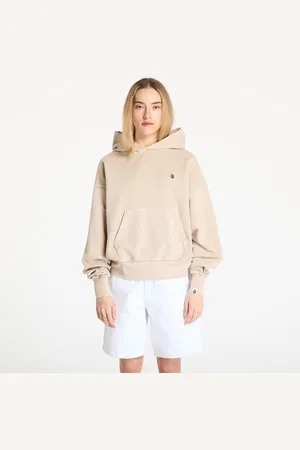 A Bathing Ape Bluza Pigment Dyed One Point Oversized Pullover Hoodie M