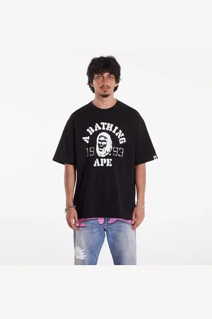 A Bathing Ape T-shirt Og Ape Head College Relaxed Fit Tee S