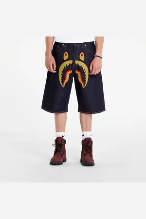 A Bathing Ape Szorty Shark Denim Shorts L