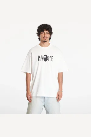 A Bathing Ape T-shirt Screen Print Logo Relaxed Fit Short Sleeve Tee XXL