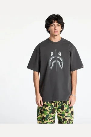A Bathing Ape T-shirt Garment Dye Shark Relaxed Fit Tee XL