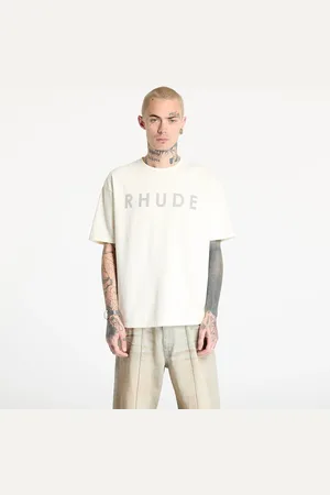 Rhude T-shirt Distressed Logo Tee L