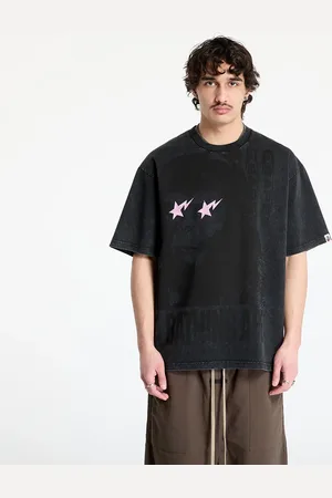 A Bathing Ape T-shirt Garment Dye Multi Logo Relaxed Fit Tee L