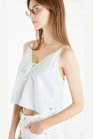 Tommy Hilfiger Top Tommy Jeans Poplin Strappy Top L