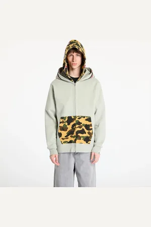 A Bathing Ape Bluza 1St Camo Shark Full Zip Double Hoodie UNISEX L