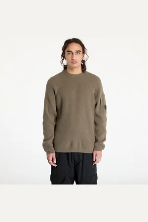 C.P. Company Sweter Lambswool Grs Crew Neck Full Knit / M