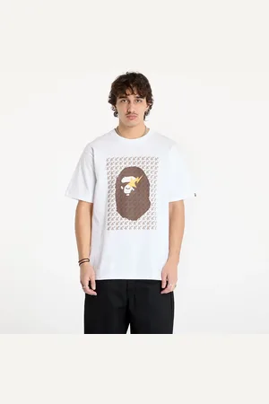 A Bathing Ape T-shirt Sta Houndstooth Ape Head Tee / XL