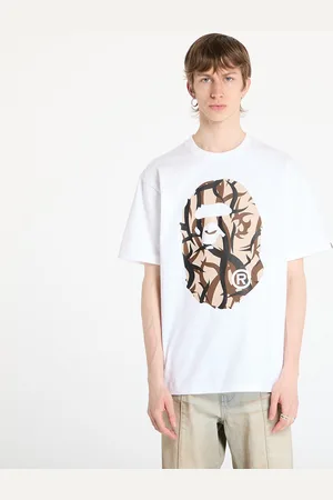 A Bathing Ape T-shirt Trial Camo Big Ape Head Tee UNISEX L