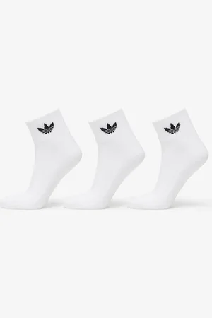 adidas Adidas Mid Ankle Socks 3-Pack / / Black 40-42