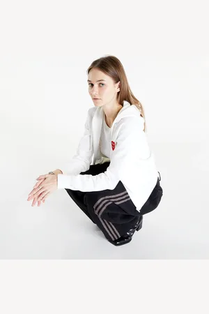Comme des Garçons Bluza Double Heart Zip Hoodie L