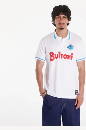 Copa Jersey x Maradona Napoli 1986-87 Away Retro Football Shirt UNISEX L