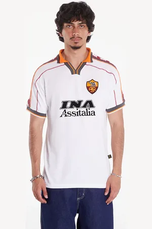 Copa Jersey AS Roma 1998 - 99 Away Retro Football Shirt UNISEX L