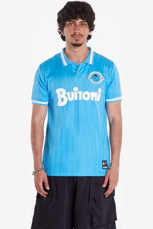 Copa Jersey x Maradona Napoli 1986-87 Retro Football Shirt UNISEX L