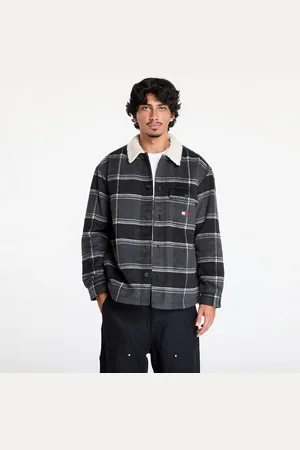 Tommy Hilfiger Kurtka Tommy Jeans Check Sherpa Overshirt M